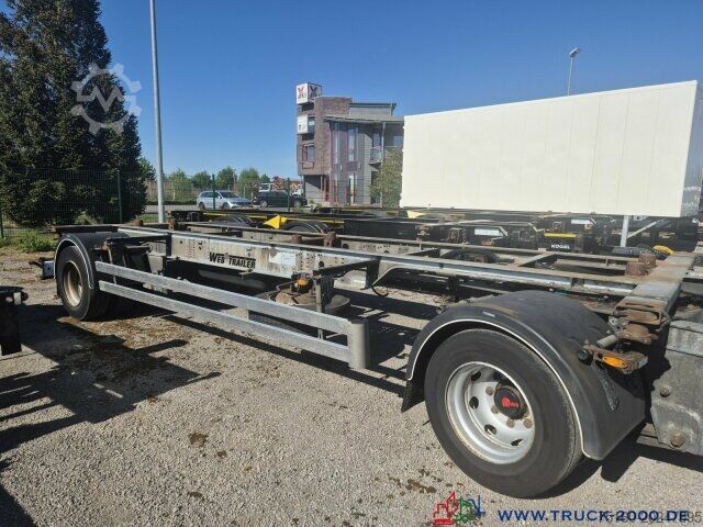 Remolque con chasis intercambiable Web-Trailer 18 Box Carrier - Luft - SAF Achsen