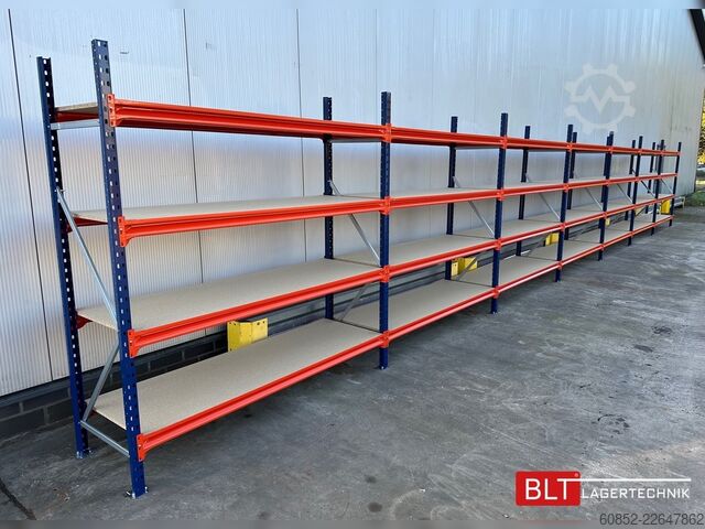 Geniş açıklıklı depolama rafı ca. 57 lfm. Weitspannregale H: 200 cm T: 60 cm , 400 kg Fachlast , 4 Ebenen