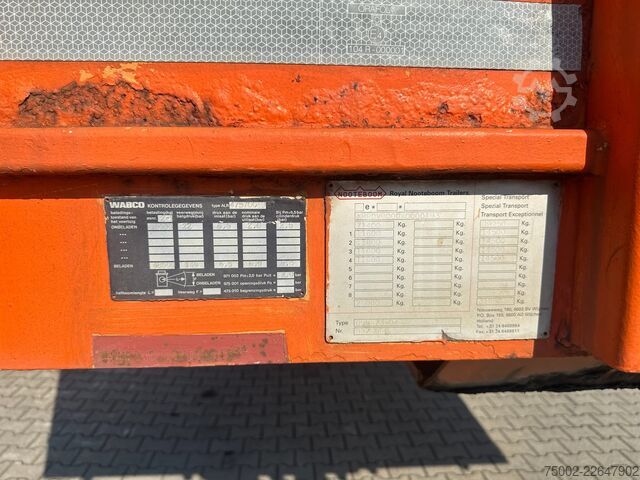 Plataforma remolque Nooteboom OVB-73-04 73 tons Ballast trailer / 4 axles / 3...