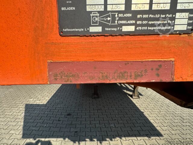 Plataforma remolque Nooteboom OVB-73-04 73 tons Ballast trailer / 4 axles / 3...