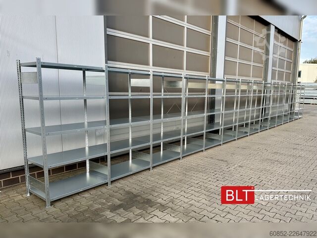  ca. 60,06 lfm. Fachbodenregale META H: 200 cm T: 60 cm , 150 kg pro Ebene