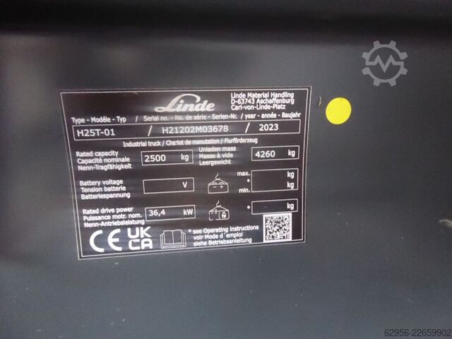 Montacargas de GLP Linde H25T-01
