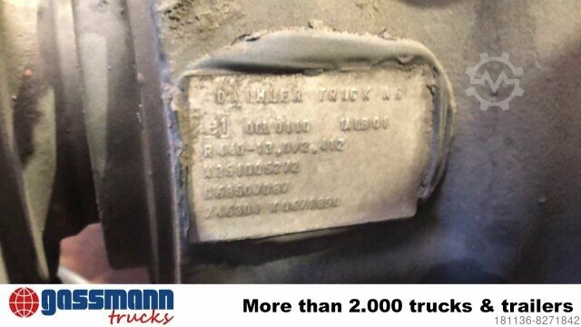 Makineri bujqësore Mercedes-Benz Actros 13t Hinterachse luftgefedert