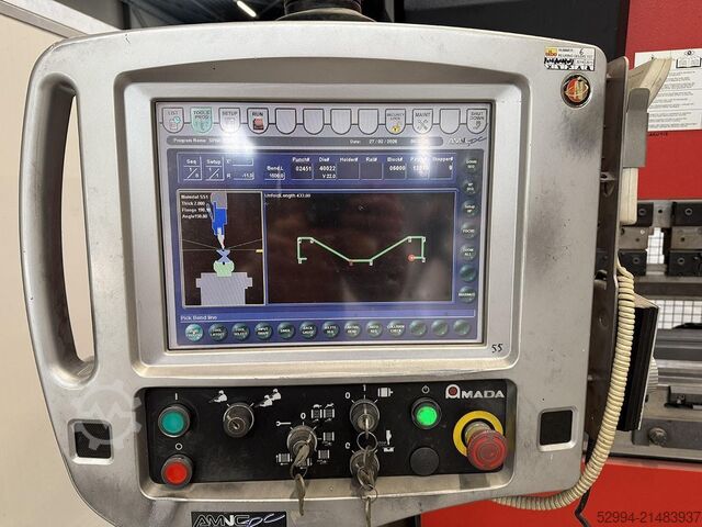 Plegadoras hidráulicas Amada HFP 130 ton x 4100 mm CNC