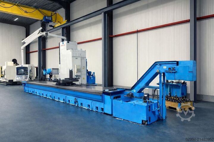 Fresadora de bancada con columna móvil y CNC Soraluce SL8000 X: 6500 - Y: 1600 - Z: 900 mm CNC