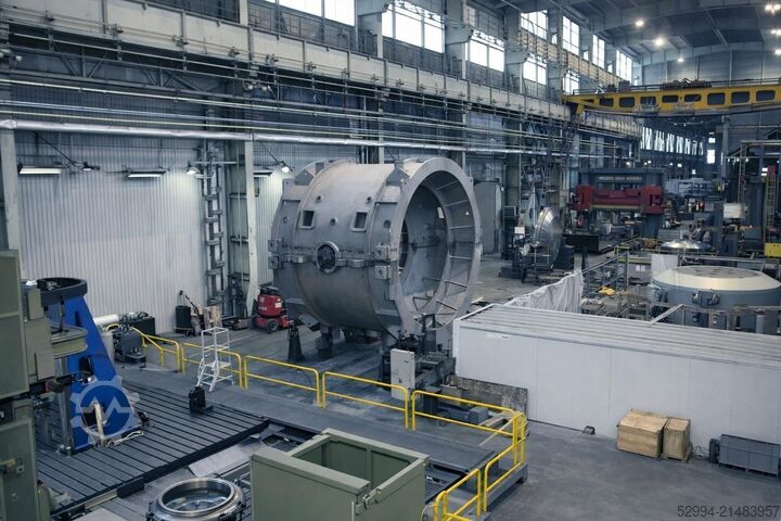 Fresadora de bancada con columna móvil y CNC Parpas ML120-1 -8 axes X: 12 000- Y: 3500- Z: 1250 mm CNC