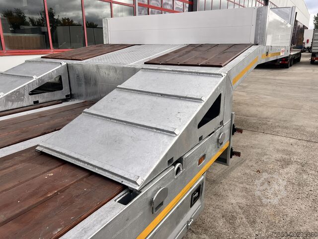 Semiremorcă cu platformă joasă Möslein ST 3  3 Achs Satteltieflader neu