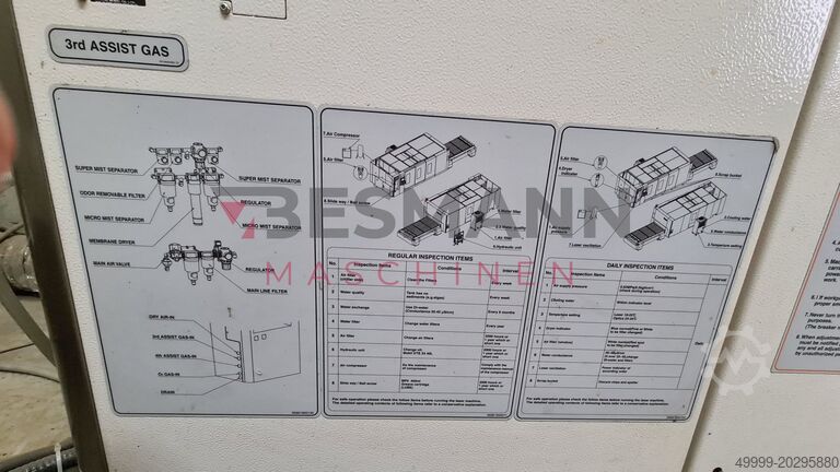 เครื่องตัดเลเซอร์ Mazak Optiplex Nexus 3015 Fiber 4KW
