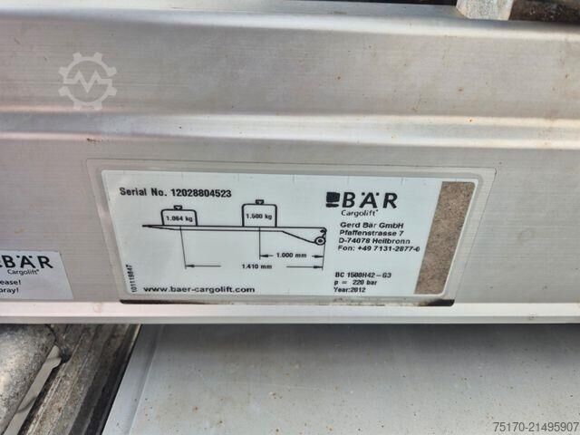 แชสซีพร้อมห้องโดยสารคนขับ Iveco Stralis AT190S31/FP CM BDF LBW unterfaltbar AHK