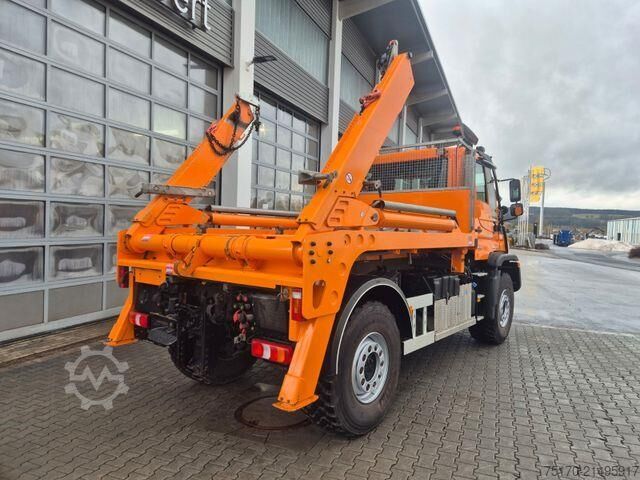 ระบบเคเบิล Mercedes-Benz Unimog U530 4x4 Jotha VarioPilot Zapfwelle Hydro