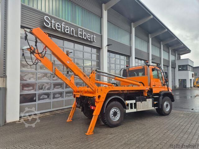 ระบบเคเบิล Mercedes-Benz Unimog U530 4x4 Jotha VarioPilot Zapfwelle Hydro