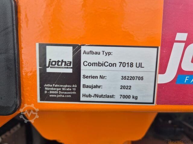 ระบบเคเบิล Mercedes-Benz Unimog U530 4x4 Jotha VarioPilot Zapfwelle Hydro