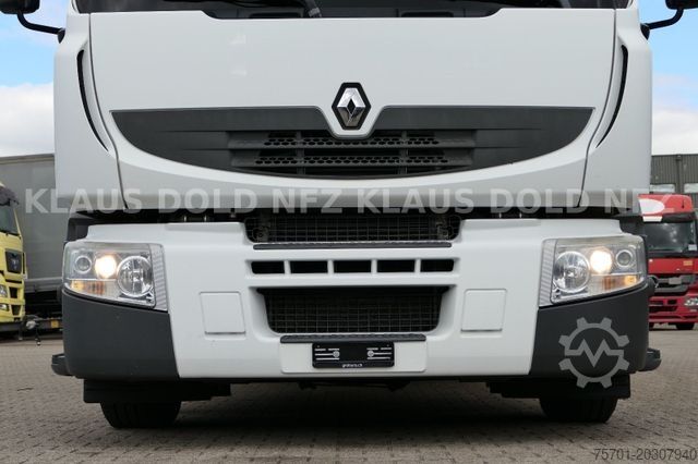 Box truck RENAULT Premium 430 6x2 Koffer Lift-/Lenkachse LBW EU5