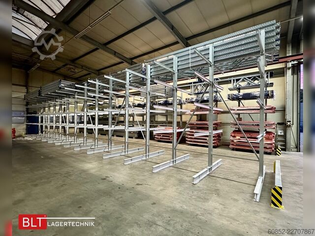 консольный стеллаж ca. 18,45 lfm Kragarmregal Doppelseitig H:400 cm 500 Kg/Arm
