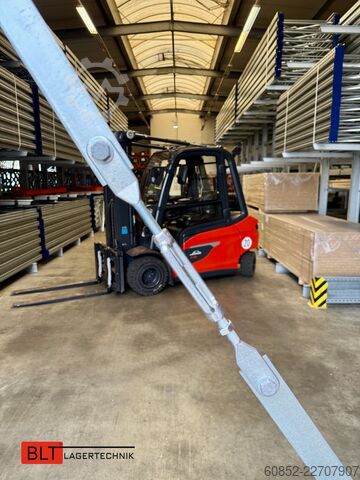 Kệ tay đòn, kệ chịu tải nặng cho hàng hóa dài ca. 4 lfm. Kragarmregal H: 400cm ,Fuß +3 650 kg Belastung pro Arm , Langgutregal