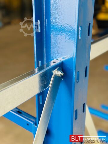Rak lengan cantilever ca. 3,15 lfm. Kragarmregal Langgutregal H: 250 cm 140 kg/Arm META Multistrong