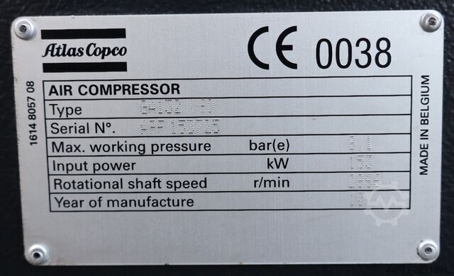  Atlas Copco GA132VSDW