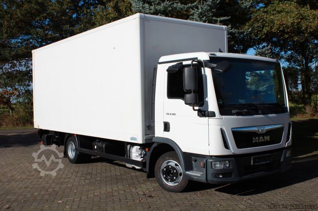 Xe thùng kín MAN TGL 8.180 BL Koffer LBW AHK 3 Sitze  Euro6