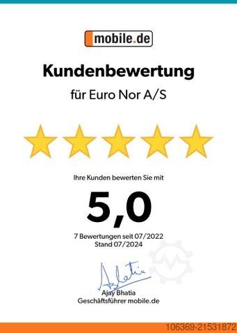 Chassi de caminhão VOLVO FL280 4x2 Euro 6 nur 185 tkm.