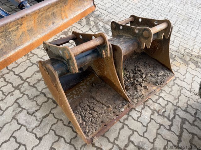 Minigrävare KUBOTA KX080-4 / ZSA / 3 x Löffel / VAH / Deutsch