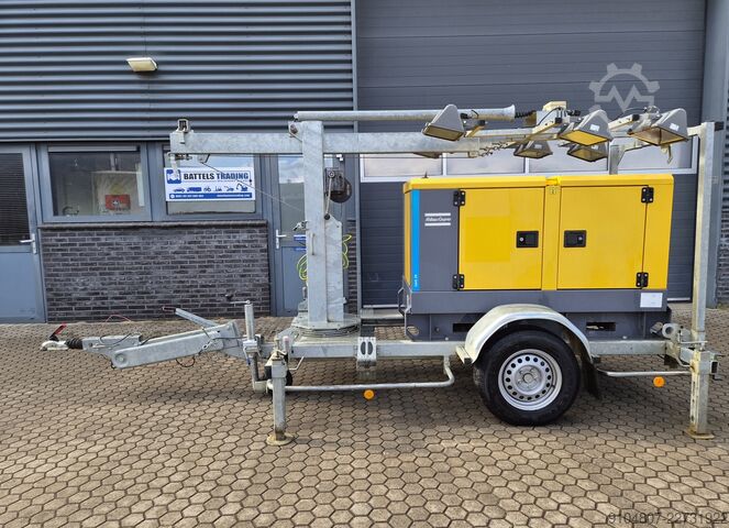 Mobilais apgaismojuma masts Atlas Copco QAS 20 ST3, Lichtmast Jaar 2018, 20Kva.