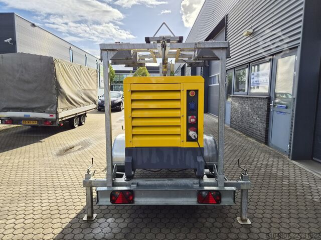 Mobilais apgaismojuma masts Atlas Copco QAS 20 ST3, Lichtmast Jaar 2018, 20Kva.