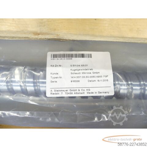Komponens Steinmeyer für Schaudt Mikrosa 1414.537 P3P Kugelgewindetrieb - ! -