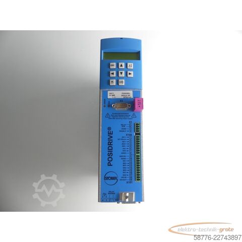 组成部分 Stöber FDS5055/L Posidrive Servoantrieb HW 11 SW 5.3C SN: 8702144