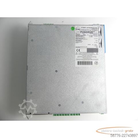 组成部分 Stöber FDS5055/L Posidrive Servoantrieb HW 11 SW 5.3C SN: 8702144