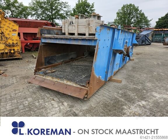 Μηχάνημα διαλογής Sandvik 18/60-2 Sandvik Type: XS 108 master-flo Surface: 6000 x 1800 mm – 2 Decks Screening machine Sandvik 18/60-2