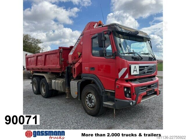 Kallurauto Volvo FMX 500 6x4, EEV, Terex Kran 240.2E-A3, Funk,