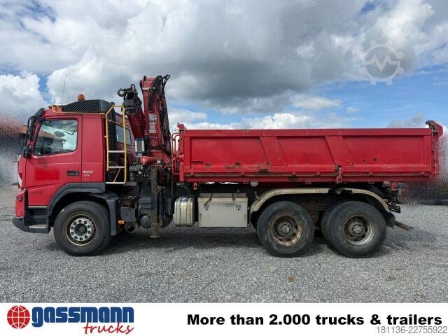 Kallurauto Volvo FMX 500 6x4, EEV, Terex Kran 240.2E-A3, Funk,