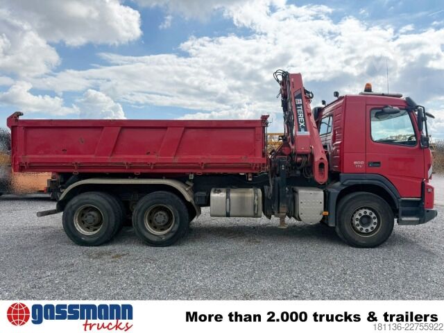 Kallurauto Volvo FMX 500 6x4, EEV, Terex Kran 240.2E-A3, Funk,