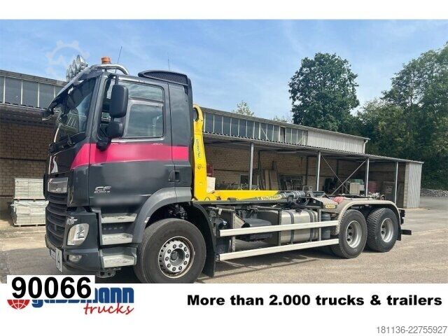 Konkslaaduriga veok DAF CF 460 FAS 6x2, Navi, Knickarm, Zwillingsbereifte