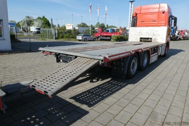 משאית גרר רכבים MAN TG-X 24.500 6x2-4 LL-U Pritsche Maschinentranspo
