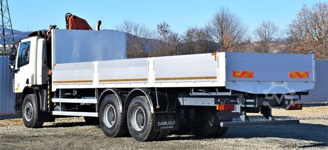 Кран, монтиран на камион DAF CF 75.360 Pritsche 7,95 m + KRAN / FUNK * 6x4