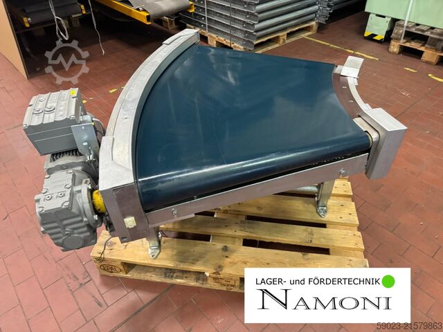 Oblúkový pásový dopravník 45 stupňov s pohonom Transnorm TS 1600-105-45 Grad