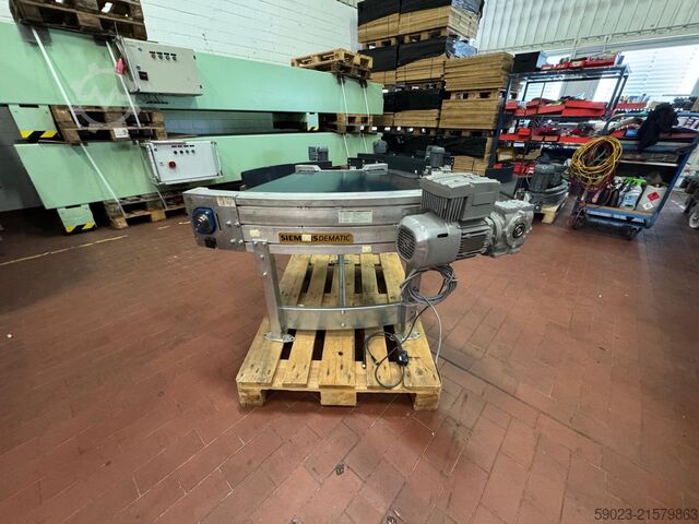 Oblúkový pásový dopravník 45 stupňov s pohonom Transnorm TS 1600-105-45 Grad