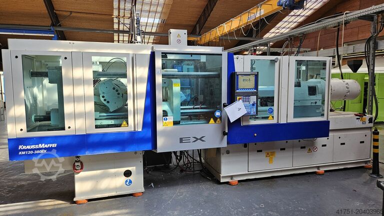 Formsprutningsmaskin Krauss Maffei KM 120-380 EX