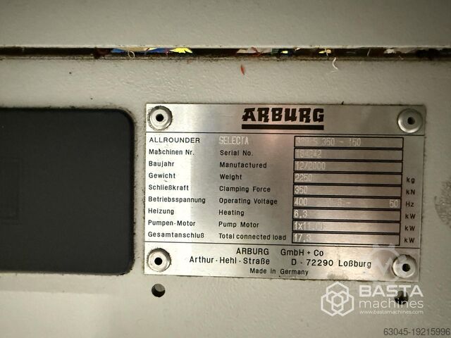 Arburg 320S 350-150 (2002) Arburg 320S 350-150