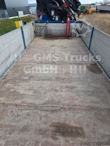 Flatbed truck MERCEDES-BENZ Actros 2543 / 27m Hiab 288 Kran Flyjib / WINCH