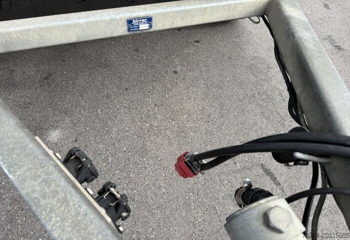 Open aanhangwagen met zeil  UE 18 Plane / Swiss-Vehicle