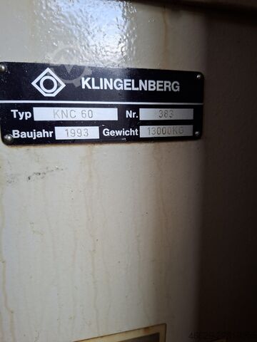 Kūginės pavaros generatorius Klingelnberg KNC 60