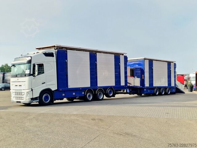 Превоз на едър рогат добитък Volvo FH 13.500 Globetrotter 8x2*6 - 3 deck livestock...