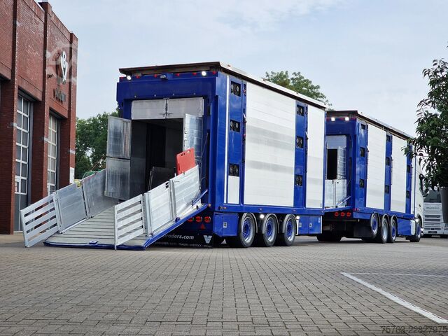 Превоз на едър рогат добитък Volvo FH 13.500 Globetrotter 8x2*6 - 3 deck livestock...