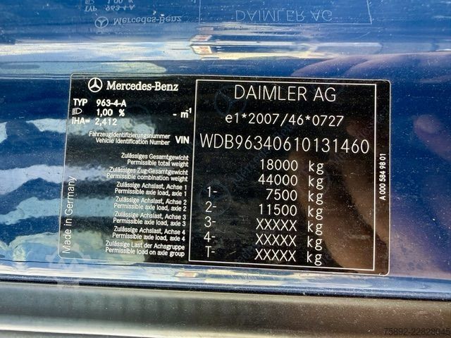 Volume-SZM Mercedes-Benz Actros 1840 BigSpace/LowLiner Voll Luft/Eu6/351tkm