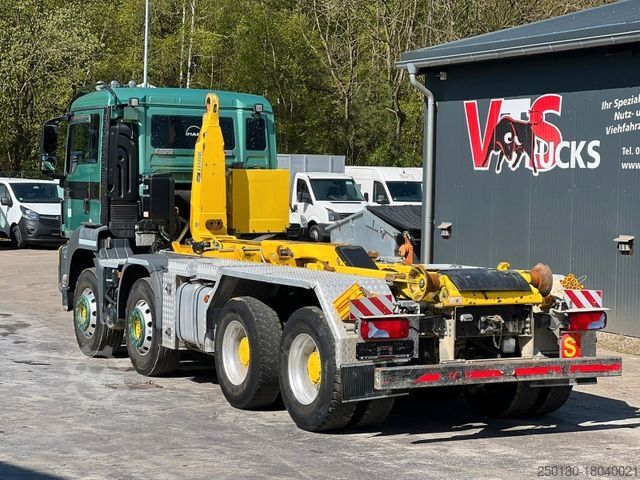 卷臂钩自卸卡车 MAN TGS 35.400 8x4 HIAB-Abrollkipper