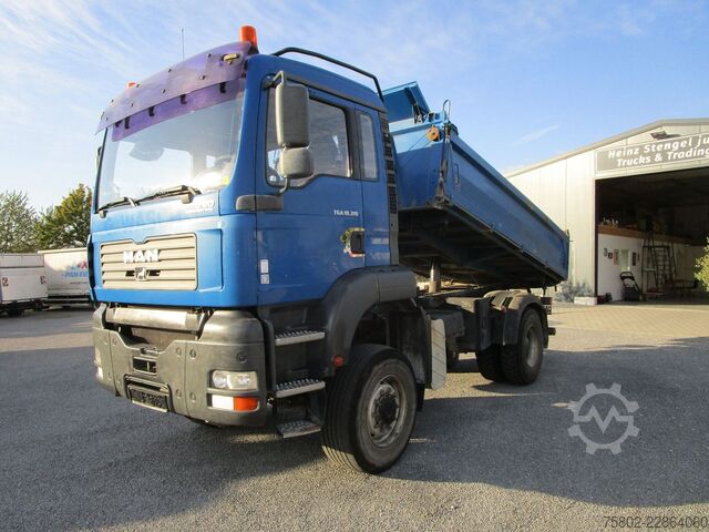 Τρίπλευρο ανατρεπόμενο φορτηγό MAN TGA 18.310 BB 4x4 Allrad *Meiller+8-Gang+AHK*