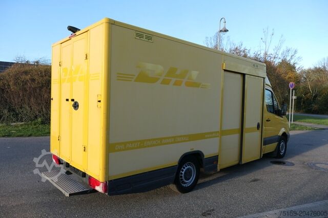 Box van mercedes-benz SPRINTER 310 CDI MAXI EURO-5 KOFFER REGALE KAMERA DURCHGANG