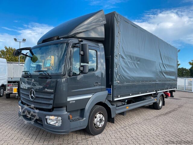 帘式货车 MERCEDES-BENZ Atego 818 BL/ 6.9m Pritsche/ Autom/ AC/ Standhzg